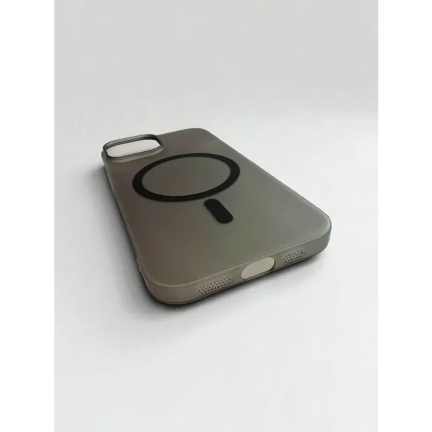 Husa Spate Hard Urban Gadgets MagSafe Slim pentru iPhone 15 Negru
