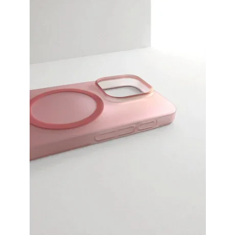Husa Spate Hard Urban Gadgets MagSafe Slim pentru iPhone 15 Pro Max Roz