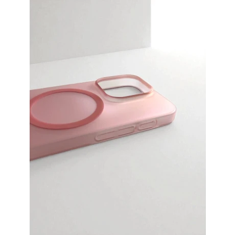 Husa Spate Hard Urban Gadgets MagSafe Slim pentru iPhone 15 Pro Roz