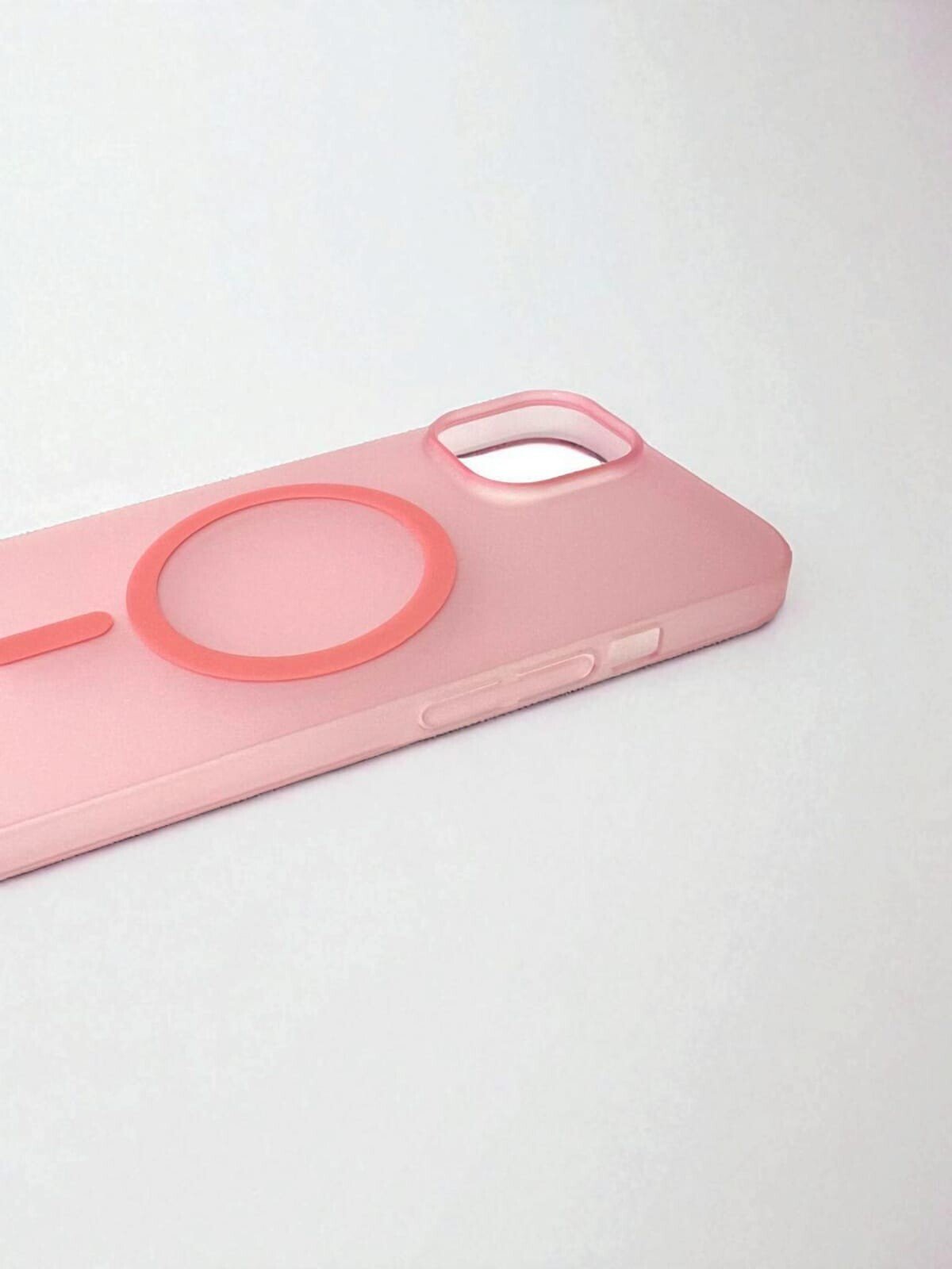 Husa Spate Hard Urban Gadgets MagSafe Slim pentru iPhone 15 Roz thumb