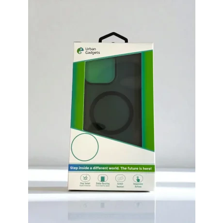 Husa Spate Hard Urban Gadgets MagSafe Slim pentru iPhone 16 Pro Max Negru