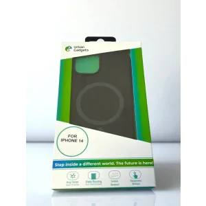 Husa Spate Urban Gadgets Silicon Soft Magsafe pentru iPhone 14 Negru