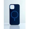 Husa Spate Urban Gadgets Silicon Soft Magsafe pentru iPhone 14 Albastru