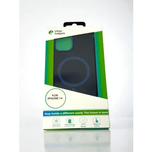 Husa Spate Urban Gadgets Silicon Soft Magsafe pentru iPhone 14 Albastru