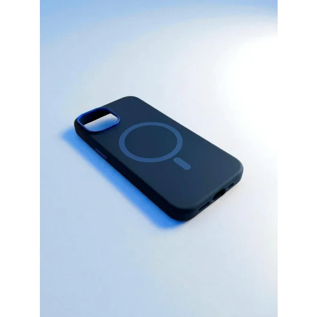Husa Spate Urban Gadgets Silicon Soft Magsafe pentru iPhone 14 Albastru