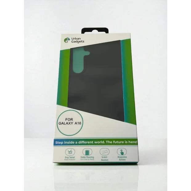 Husa Spate Urban Gadgets Silicon Soft pentru Samsung Galaxy A16 4G/5G Negru