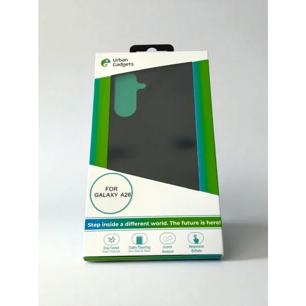 Husa Spate Urban Gadgets Silicon Soft* pentru Samsung Galaxy A26 5G Negru