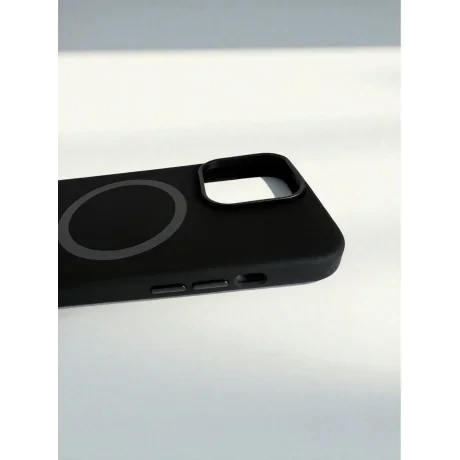 Husa Spate Urban Gadgets Silicon Soft Magsafe pentru iPhone 13 Pro Negru