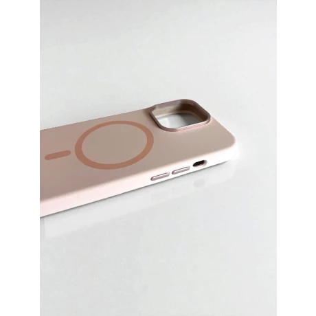Husa Spate Urban Gadgets Silicon Soft Magsafe pentru iPhone 13 Pro Roz
