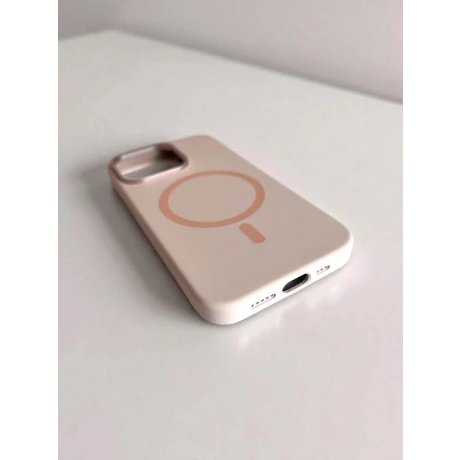 Husa Spate Urban Gadgets Silicon Soft Magsafe pentru iPhone 13 Pro Roz