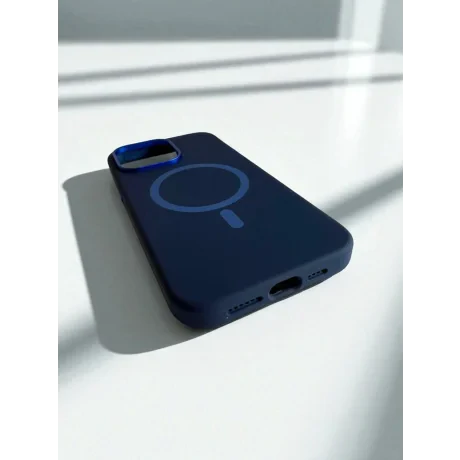 Husa Spate Urban Gadgets Silicon Soft Magsafe* pentru iPhone 14 Pro Max Albastru