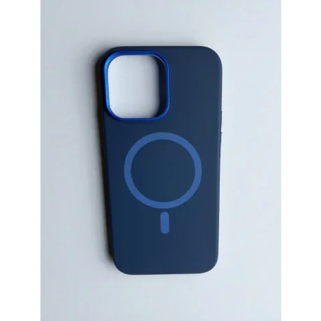 Husa Spate Urban Gadgets Silicon Soft Magsafe* pentru iPhone 14 Pro Max Albastru