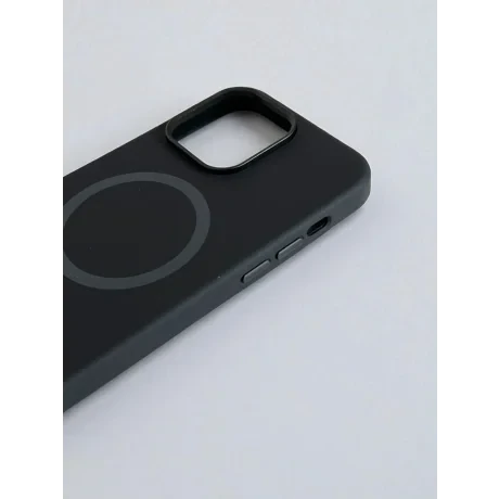 Husa Spate Urban Gadgets Silicon Soft Magsafe pentru iPhone 14 Pro Max Negru