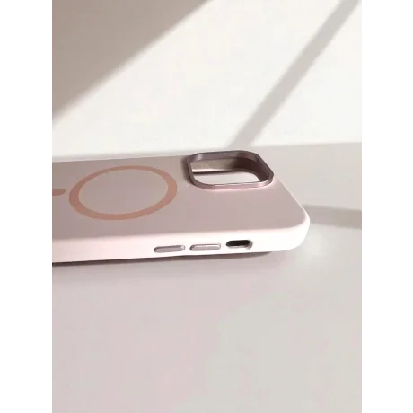 Husa Spate Urban Gadgets Silicon Soft Magsafe* pentru iPhone 14 Pro Max Roz