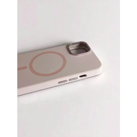 Husa Spate Urban Gadgets Silicon Soft Magsafe pentru iPhone 14 Roz