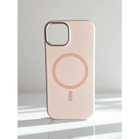 Husa Spate Urban Gadgets Silicon Soft Magsafe pentru iPhone 14 Roz