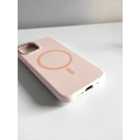 Husa Spate Urban Gadgets Silicon Soft Magsafe pentru iPhone 14 Roz