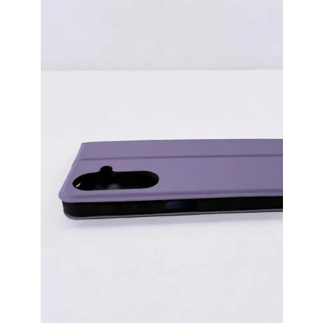 Husa Book Silicon Flip pentru Samsung Galaxy A26 5G Bulk Roz/Mov