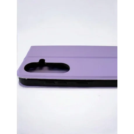 Husa Book Silicon Flip pentru Samsung Galaxy A36 5G Bulk Roz/ Mov