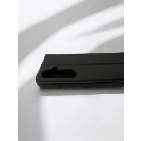 Husa Book Silicon Flip pentru Samsung Galaxy A56 5G Bulk Negru