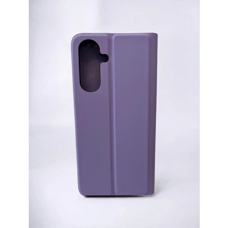 Husa Book Silicon Flip pentru Samsung Galaxy A56 5G Bulk Roz/ Mov