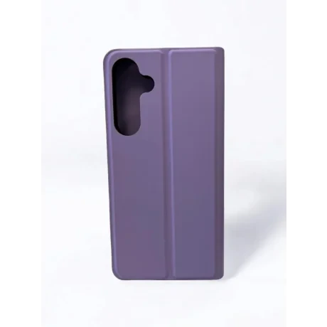 Husa Book Silicon Flip pentru Samsung Galaxy S24 FE Bulk Roz/Mov