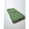 Husa Spate Silicon Finger Grip pentru Samsung Galaxy A22 5G Bulk Verde