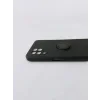 Husa Spate Silicon Finger Grip pentru Samsung Galaxy A22 Bulk Negru