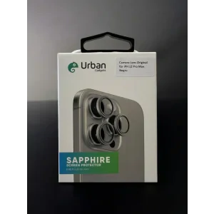 Folie Sticla Camera Individual Urban Gadgets Sapphire pentru iPhone 12 Pro Max Negru