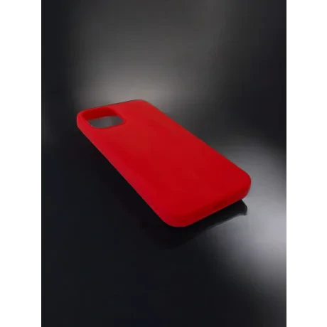 Husa Spate Silicon Slim Mat pentru iPhone 12 Mini Bulk Rosu