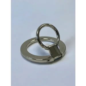 Suport Magnetic cu Inel pentru Telefon Argintiu