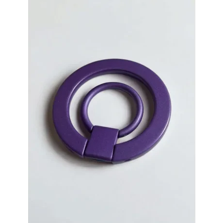 Suport Magnetic cu Inel pentru Telefon Roz/Mov