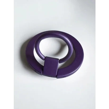 Suport Magnetic cu Inel pentru Telefon Roz/Mov