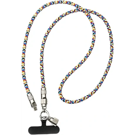 Cablu Date tip Lant Usb-C/Usb-C 0.3m  pentru Telefon Multicolor