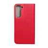 Husa Book Silicon Flip pentru Samsung Galaxy S22 Bulk Rosu