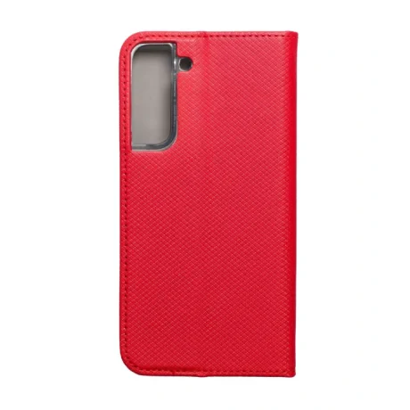 Husa Book Silicon Flip pentru Samsung Galaxy S22 Bulk Rosu