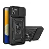 Husa Spate Hybrid Inel pentru Samsung Galaxy A02/M02 Bulk Negru