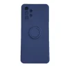 Husa Spate Silicon Finger Grip pentru Samsung Galaxy A73 Bulk Albastru/Gri