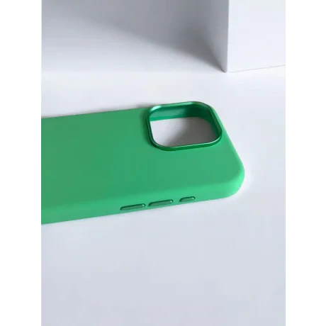 Husa Spate Urban Gadgets Silicon Soft Summer MagSafe pentru iPhone 15 Pro Verde