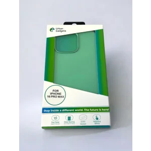 Husa Spate Urban Gadgets Silicon Soft Summer MagSafe pentru iPhone 16 Pro Max Verde