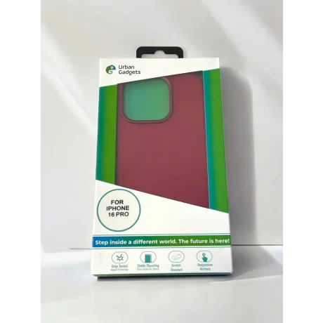 Husa Spate Urban Gadgets Silicon Soft Summer MagSafe pentru iPhone 16 Pro Rosu