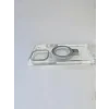 Husa Spate cu Inel Stand Magsafe pentru iPhone 16 Pro Max Transparent/Negru