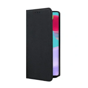 Husa Book Silicon Flip pentru Samsung Galaxy S22 Bulk Negru