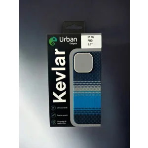 Husa Spate Hard Urban Gadgets MagForce Aramid pentru iPhone 16 Pro Albastru