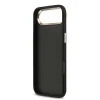 Husa Spate Guess Leather 4G Metal Logo Gold Frame pentru iPhone 17 Air Negru