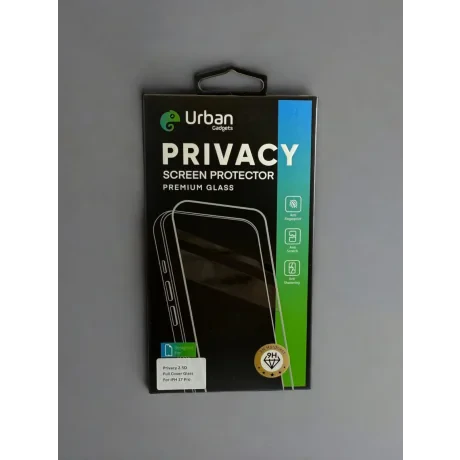 Folie Sticla Privacy Urban Gadgets Full pentru iPhone 17 Pro Negru