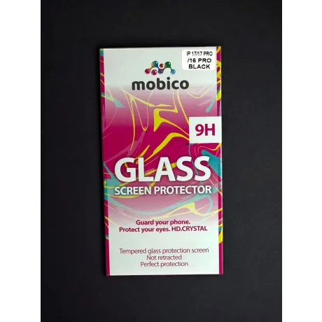 Folie Sticla Mobico pentru iPhone 17/17 Pro/16 Pro Negru