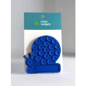 Suport Universal cu Adeziv Ventuza Magsafe pentru Telefon Melc Albastru