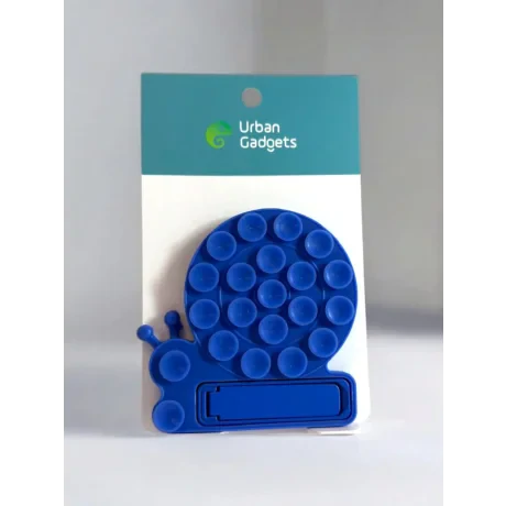 Suport Universal cu Adeziv Ventuza Magsafe pentru Telefon Melc Albastru
