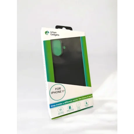 Husa Spate Urban Gadgets Silicon Soft MagSafe pentru iPhone 17 Negru